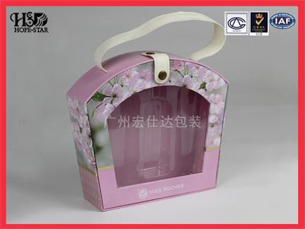 手提式化妆品包装盒-宏仕达包装