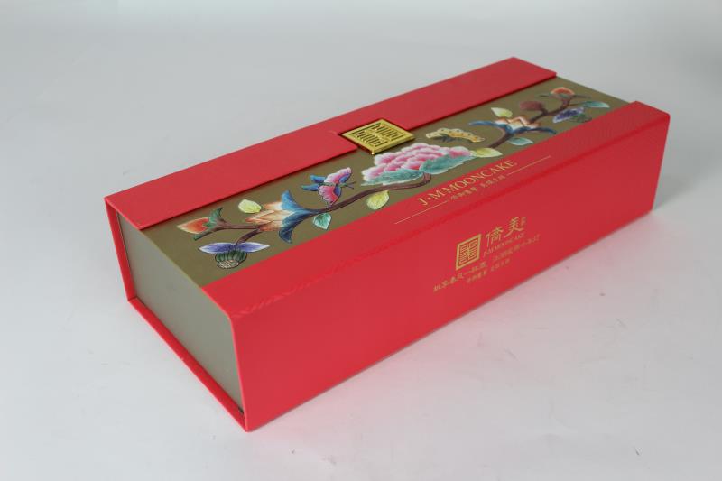 侨美书形月饼盒品牌月饼盒厂家生产