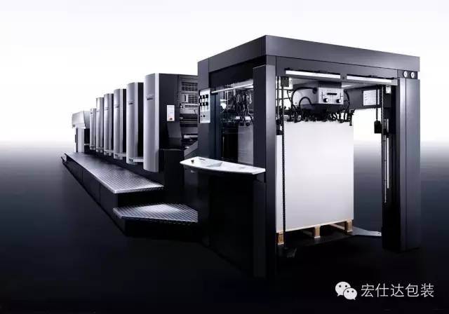 高宝7+1印刷机彩盒印刷