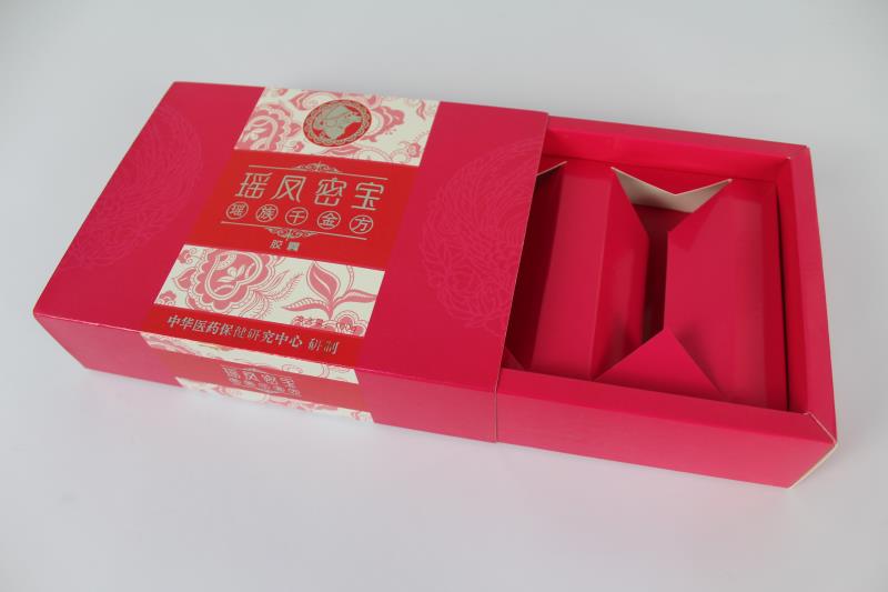  瑶凤密宝抽拉式保健品包装盒