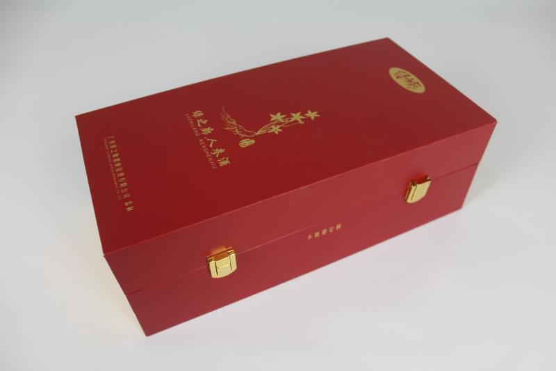 经典广东人参酒保健品包装盒