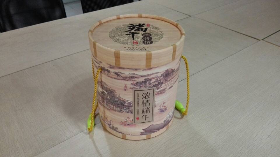 精品圆桶粽子包装盒