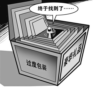 保健品包装盒的过度包装