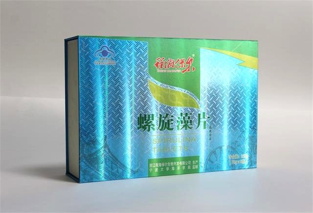 云南丽江定购螺旋藻片保健品包装盒