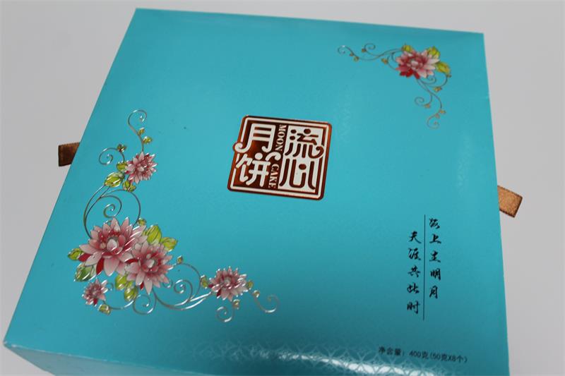 精美流心月饼盒包装定制色彩的运用