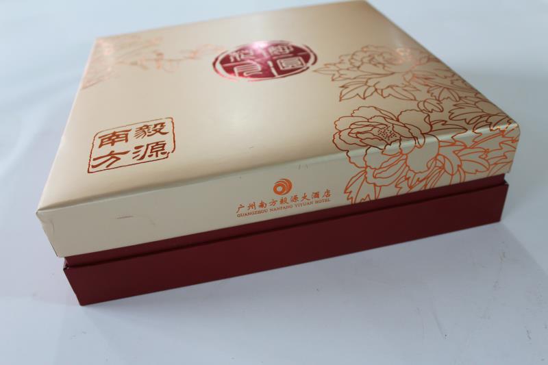 广州南方毅源大酒店定制宏仕达的经典天地盖四粒装酒店月饼包装盒