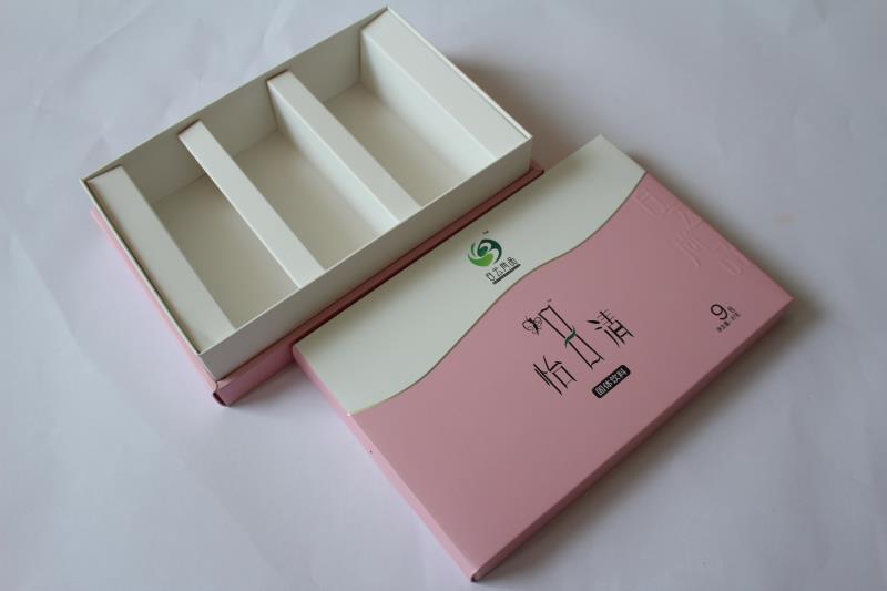 广州火热定制的天地盖式保健品包装盒