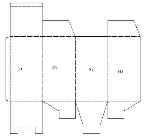 茅台酒盒体结构图
