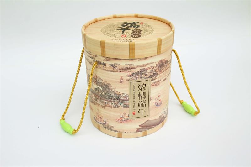 圆筒形粽子盒