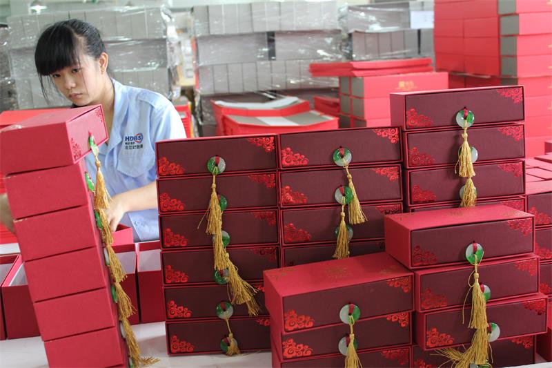 两粒装月饼包装盒定制
