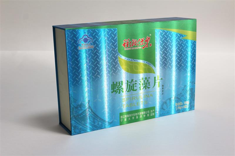 云南生物科技公司螺旋藻片一般选包装盒定制，