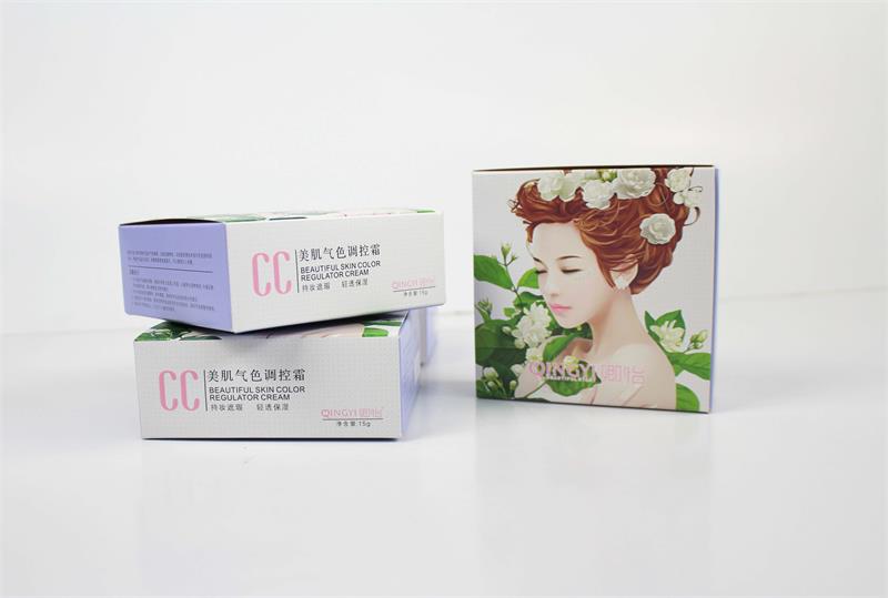 古风古韵护肤品CC霜包装盒 广州化妆品盒定制有特色