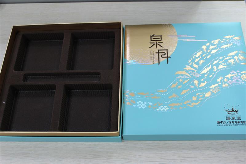 四粒装月饼包装盒定制