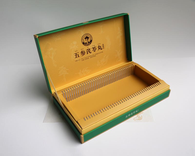 五参芪苓丸药品包装盒