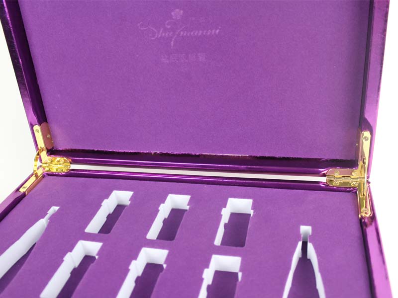护肤品套装盒皮盒