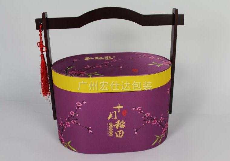 【青岛】农产品配套手提式大米包装盒 品牌品质选宏仕达