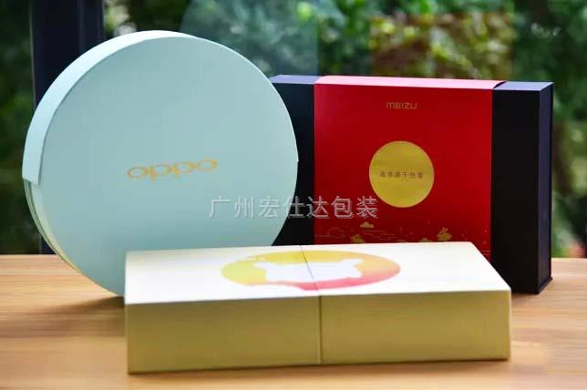 中秋月饼包装盒对比，魅族、小米、OPPO