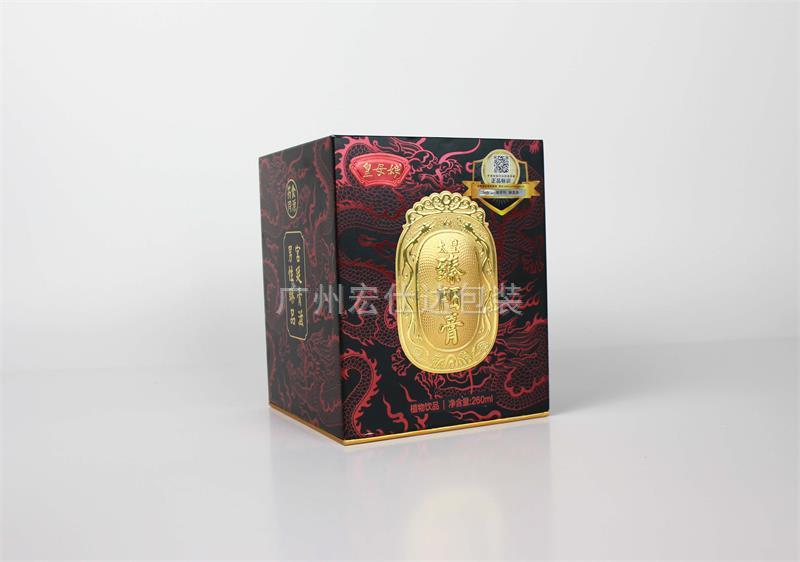 【国货】中国元素的药品包装盒定制 皇母娘医药科技公司植物饮品包装的选择