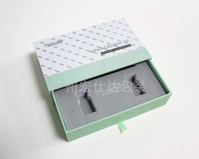 【精美抽屉式化妆品套装盒】广东精品化妆品盒当然会贵一点