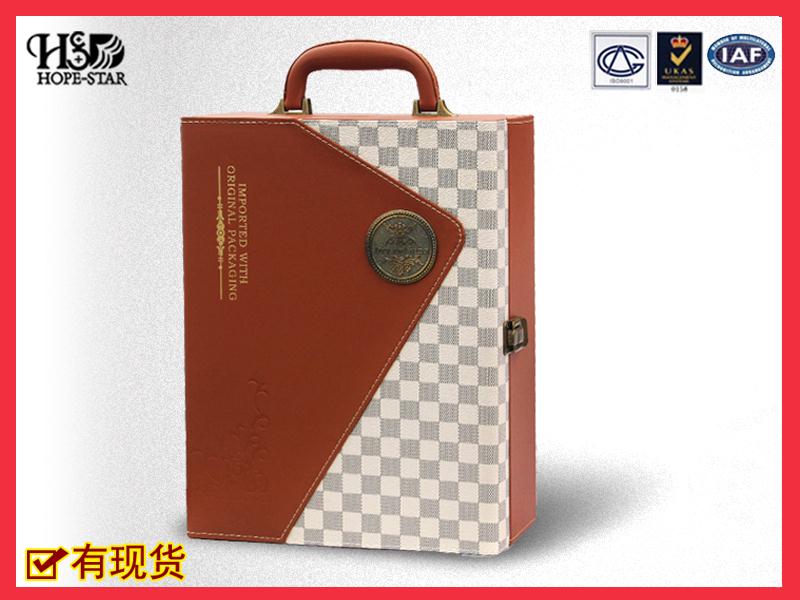 高档红酒皮盒.HSD 2