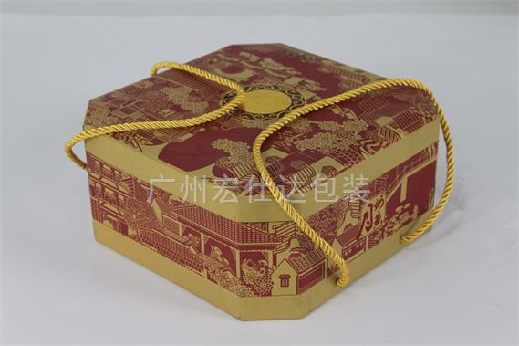 广式双层月饼盒定制